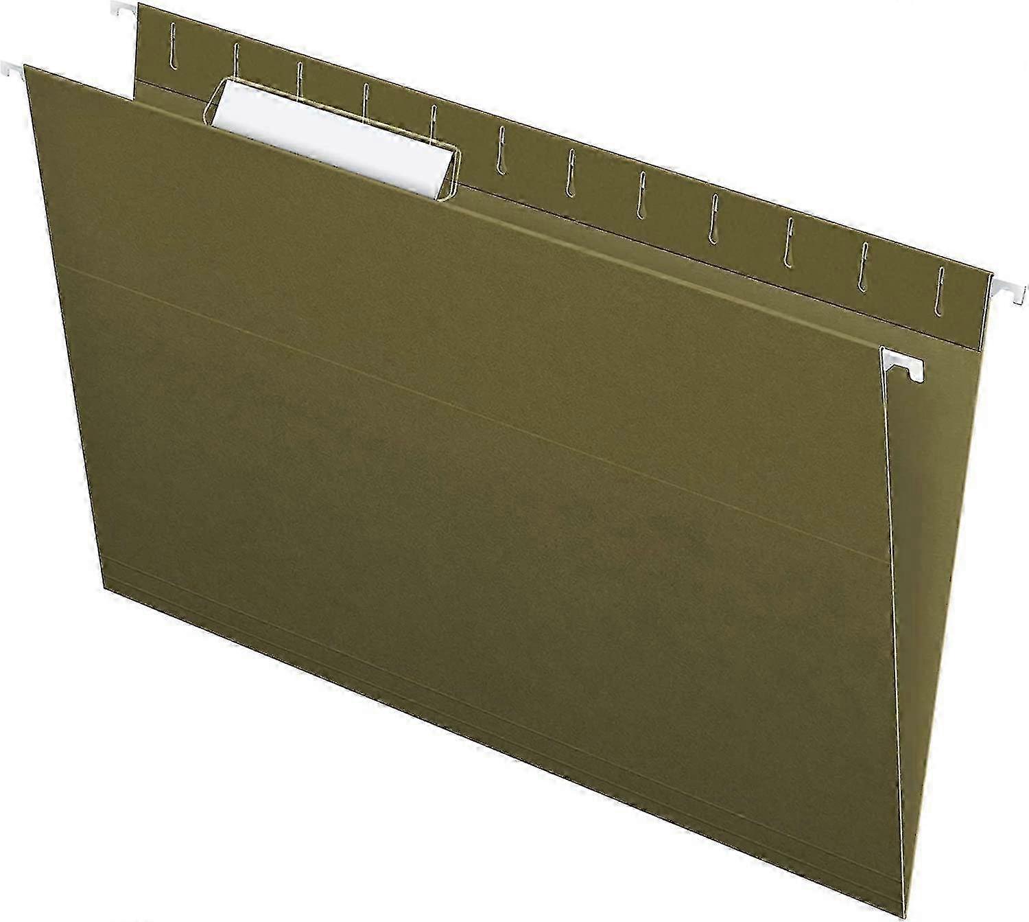 Recycled Hanging Folders, Legal Size, Standard Green, 1/3 Cut, 25/BX (81621)
