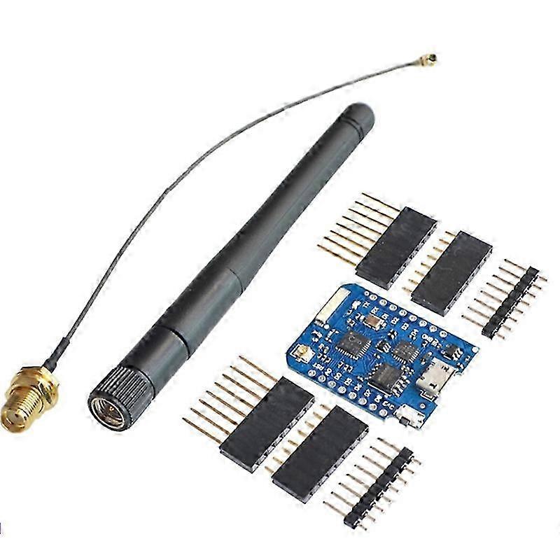 Pro 16M Bytes extern antennkontakt NodeMCU-baserad ESP8266 CP2104 WIFI-utvecklingskort för