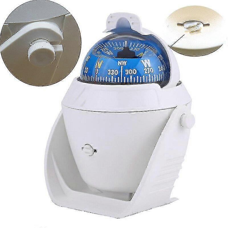Waterproof Ip 67 Sea Pivoting Marine Compass With Electronic Led Light Boat Compass For Marine Navigation Positioning Compass