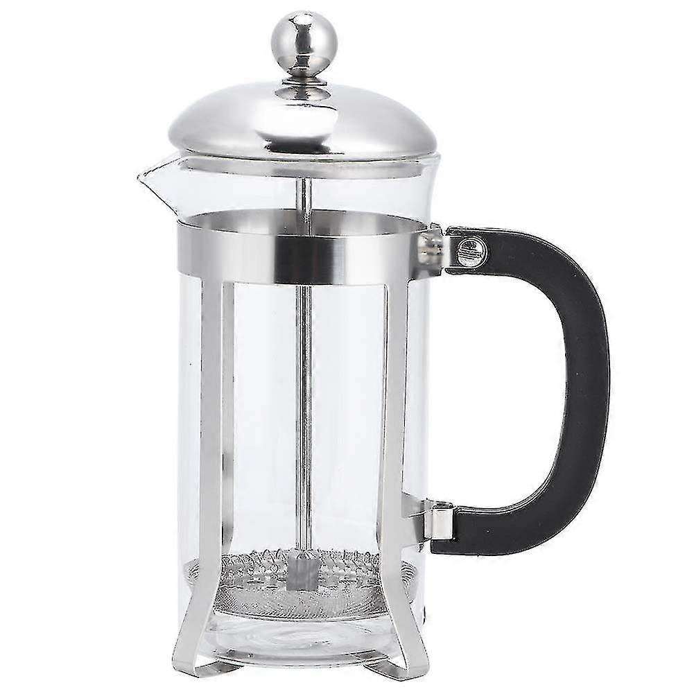 High Temperature Resistant Glass Press Filter Coffee Maker - 350ml Capacity for Home Use