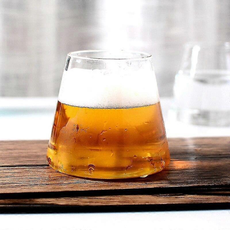 transparent glass wine simple dessert cream container