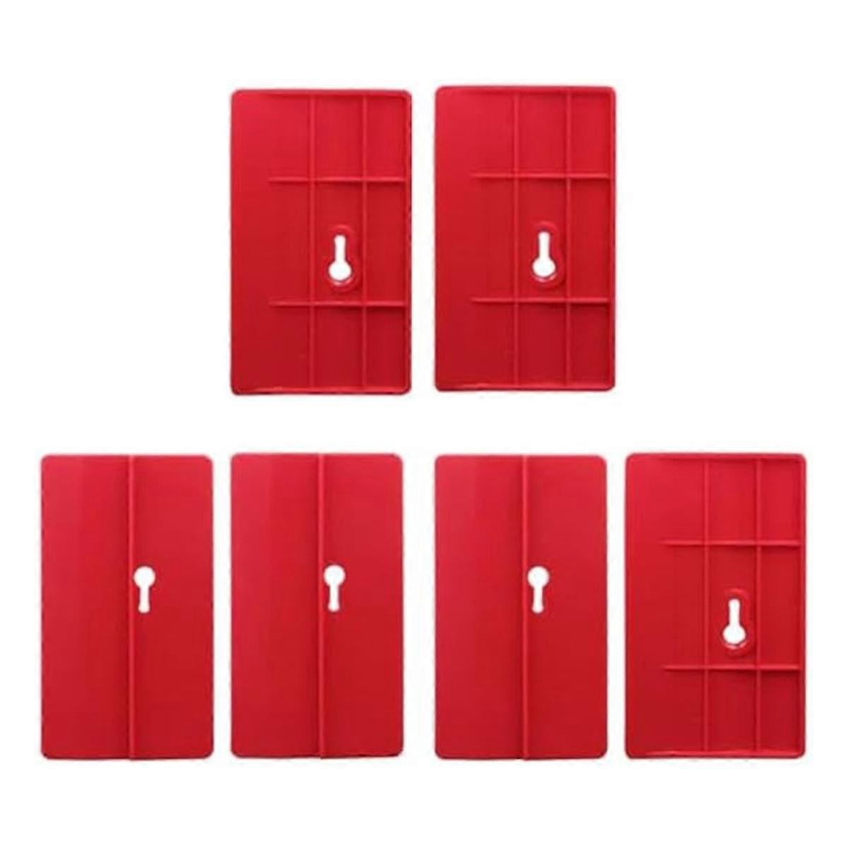 6pcs Drywall Fitting Tool Plasterboard Fixing Tool Positioning and Fixing, in Place, Plasterboard Fixing Gypsum Plate