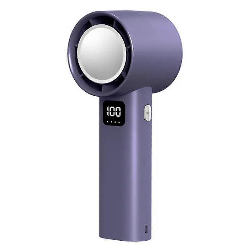 Type D A60 100 Gears Cooling Fan Stepless Adjustable Digital Display Turbo Bladeless Handheld Fan