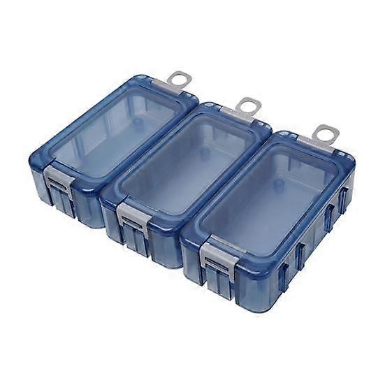 3Pcs/Set Fishing Lure Box Glow-in-the-dark Portable Waterproof Heavy Duty Artificial Fishing Bait