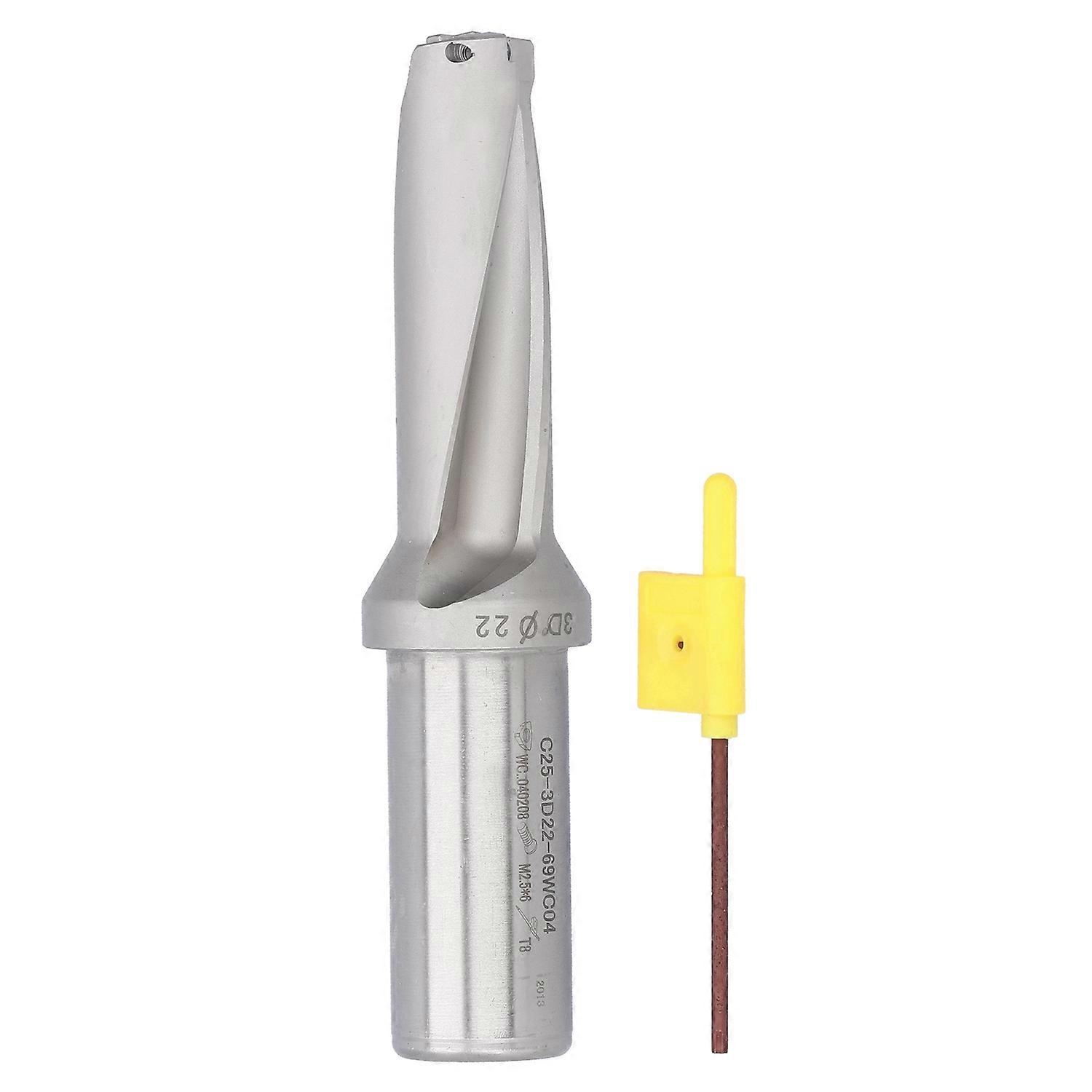U Drill Tool Holder Carbide CNC Tool Holder Lathe Accessories C25‑3D22‑69WC04 25mm