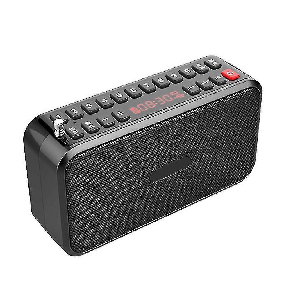 Mini Hi-fi Tooth 5.0 Ser Radio Tf/usb Player Hands- Call Funct 3.5mm Earphon