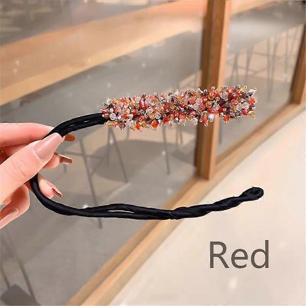 Tools Magic Headwear Accessories Hair Band Donut Bun Maker Rhinestone Lazy Hairpin Quick Bun Curler