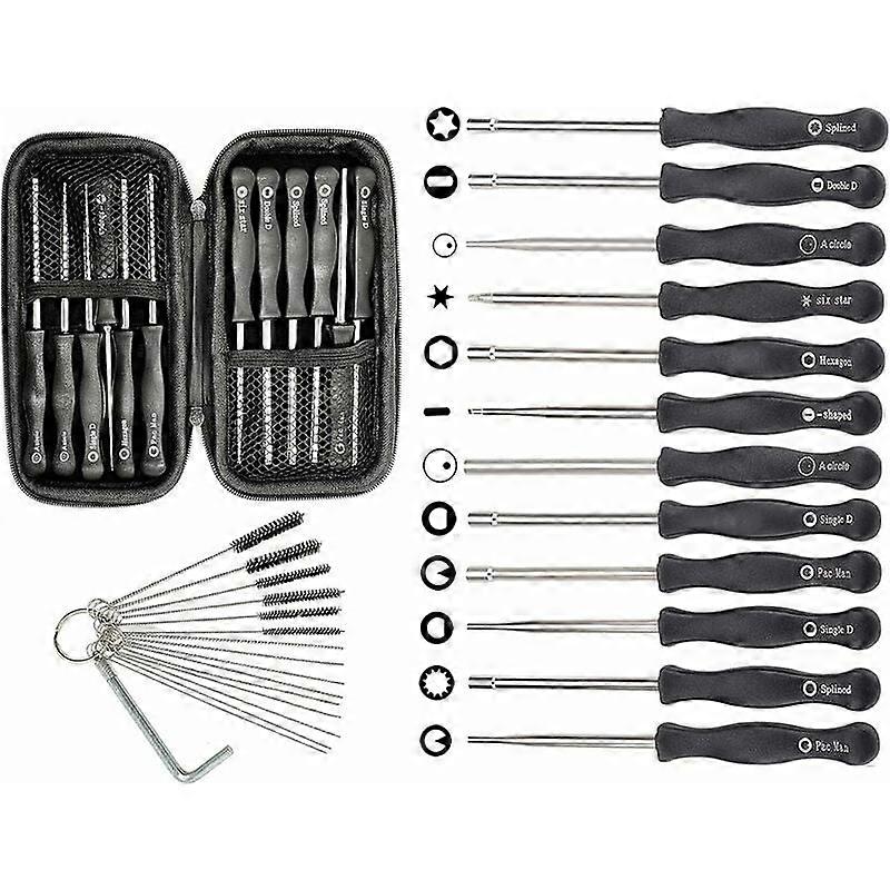 12-Piece Carburetor Adjustment Tool Set for 2-Stroke Engines