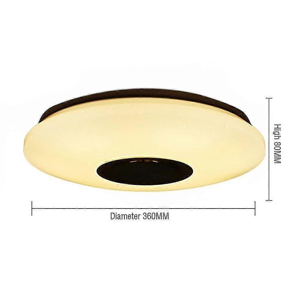 36w RGB color temperature smart bluetooth music LED ceiling light