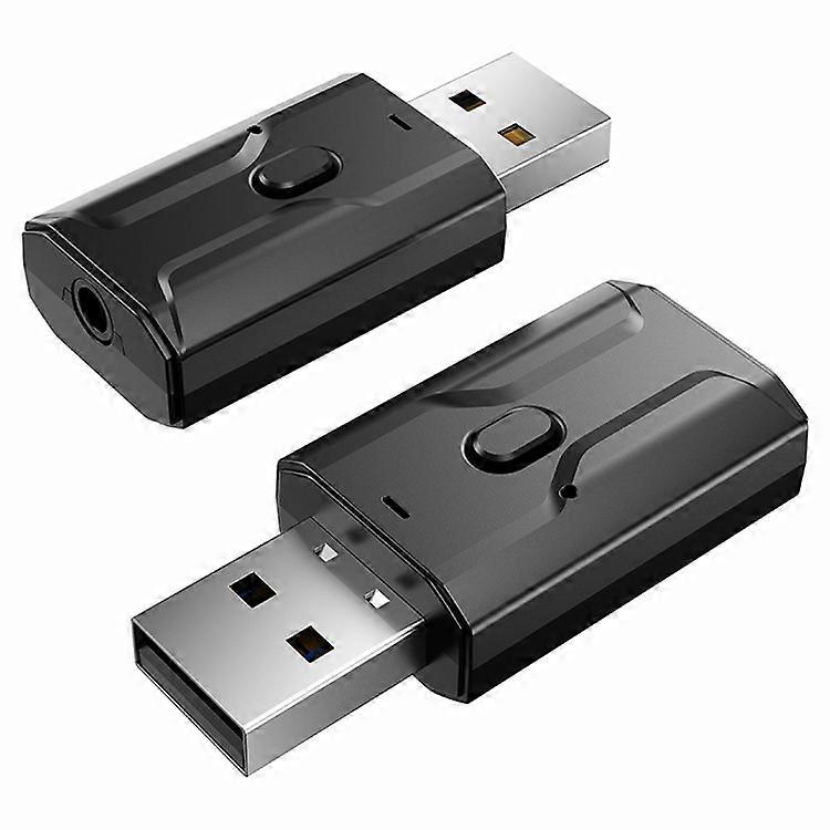 T-02 USB Bluetooth Audio Adapter Handsfree Call Bluetooth 5.0 Receiver Transmitter