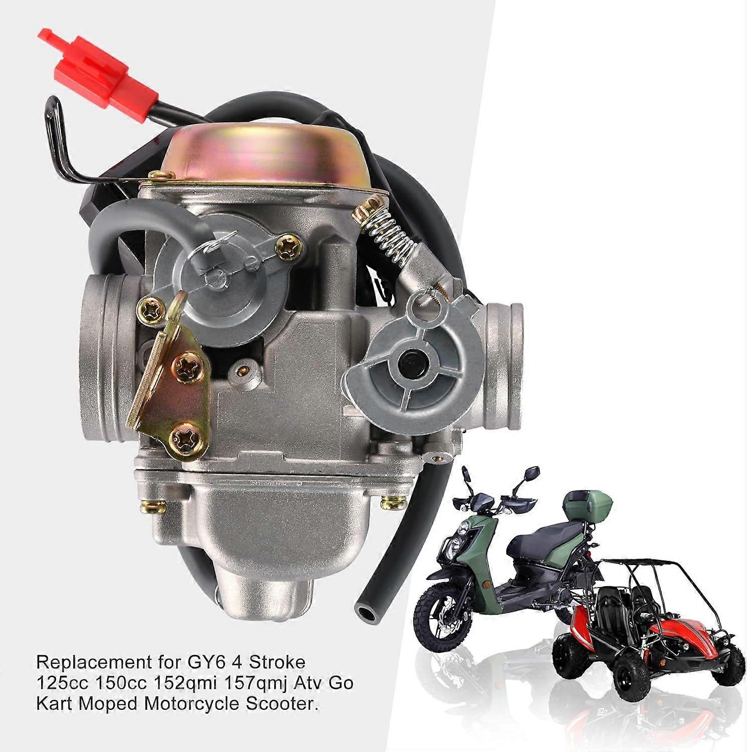 Pompe à Carburant Pour GY6 50cc 125cc 150cc - Compatible ATV, Go Kart, Scooter, Quad, Dune Buggy - Assemblage De Sortie à Vide - 5