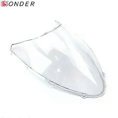 Double Bubble Windshield compatible for 848 1098 1198 1098s 1198s Windscreen Screen Wind Deflectors Black Clear MAXP