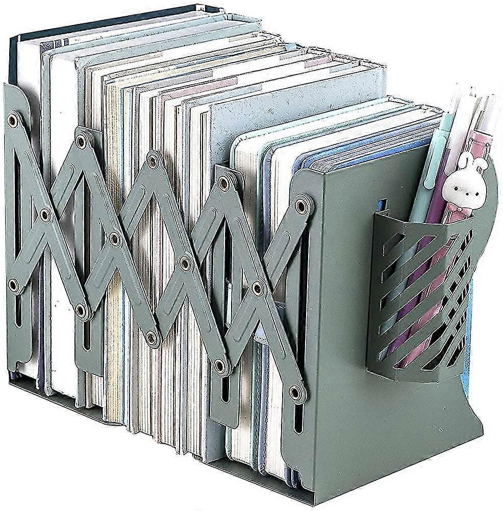 Adjustable Bookend For File Magazine Binder Holder, Book End For Heavy Book