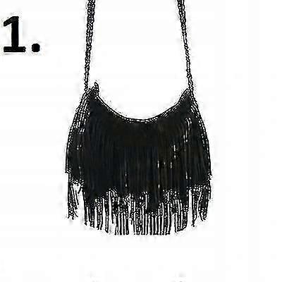 New Beautiful Handbag With Fringes 2 Kinds Of Suede