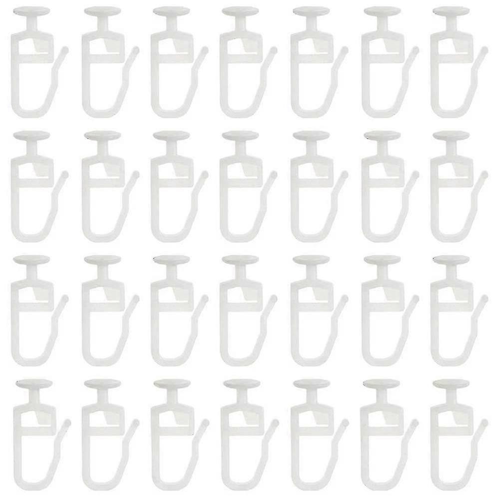 Curtain Gliders - 200 Pack - 8.3mm Head - Folding Glider Hooks - Curtain Rail Track Glider