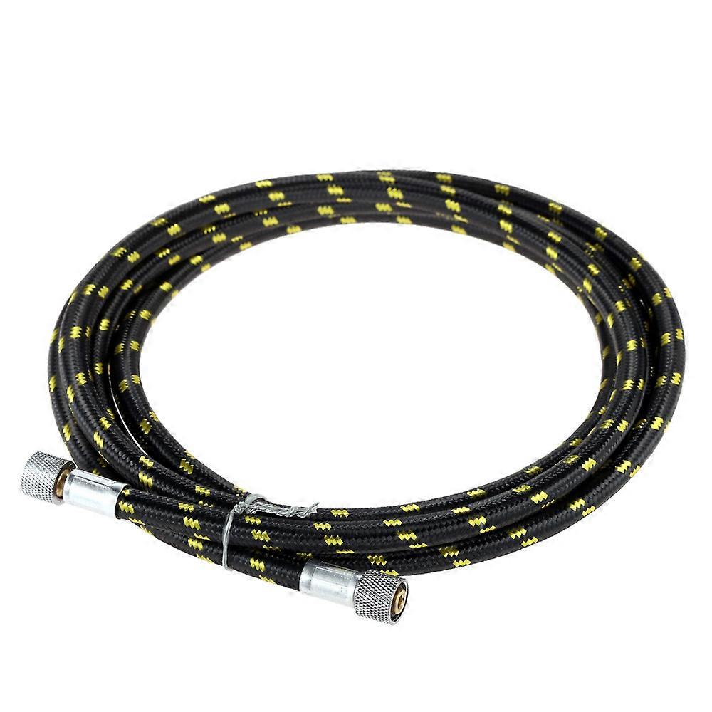 Professional Nylon Braided Airbrush Hose with Standard 1/8"*1.8m(5.9ft) Size Fitting on One End and a 1/8in