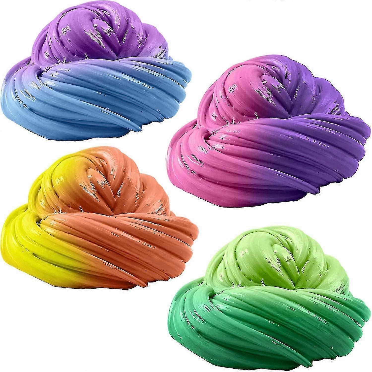 Color Changing Fruit Putty Heat Sensitive 4 Pack 2 Oz Each Stimulating Senses Tactile Activity Prize Slime Party