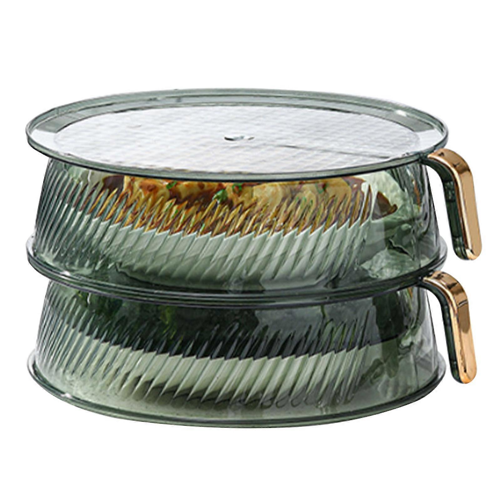 Transparente grüne isolierte Lebensmittelabdeckung Stapelbare mehrschichtige staubdichte thermische Gemüselagerabdeckung