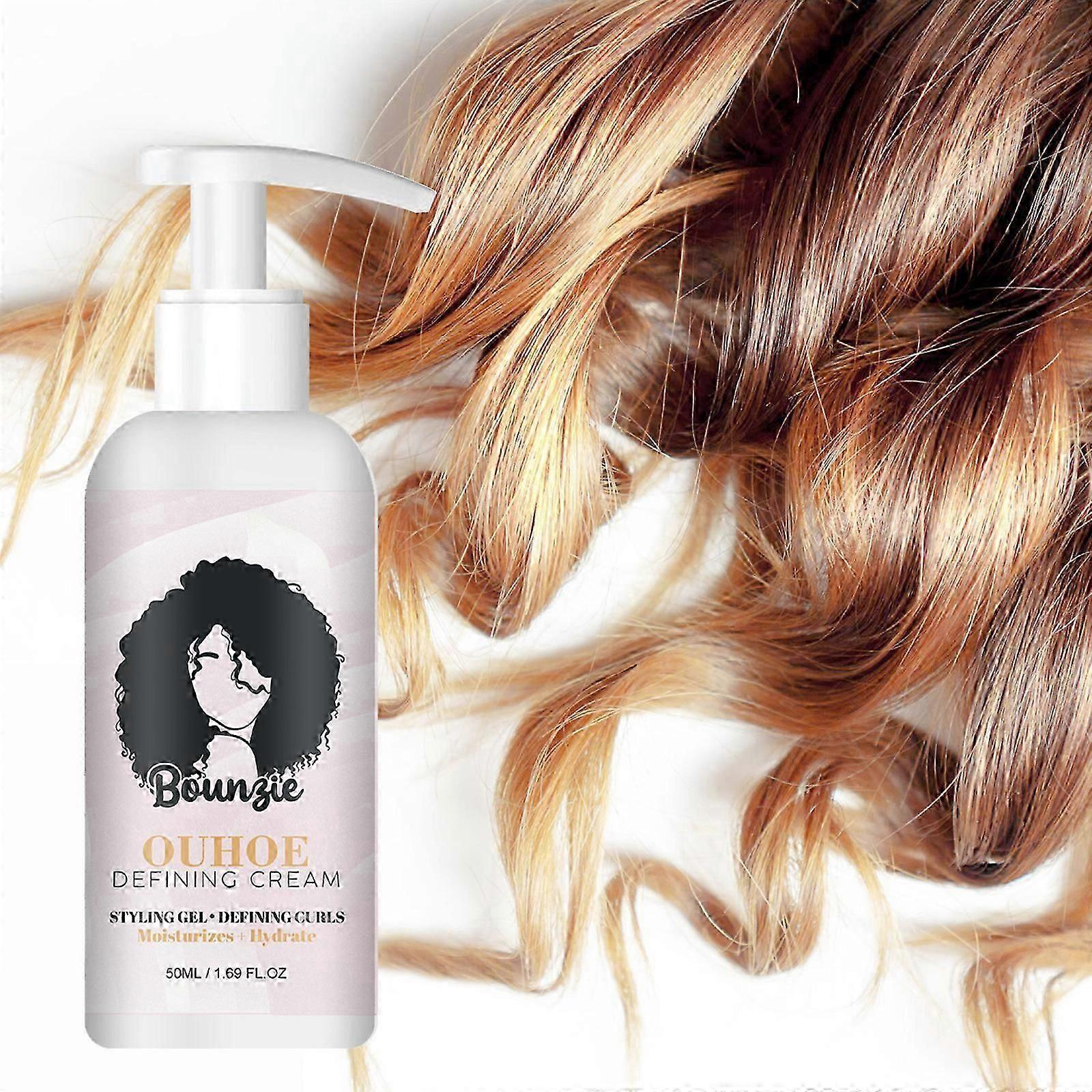 high quality Curls Boost Defining Cream, Natural Frizz Control, Moisturizing Curl Conditioner Cream, Professional Styling Gel For Wavy & Curly Hair