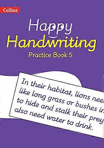 Happy Handwriting Practice Book 5