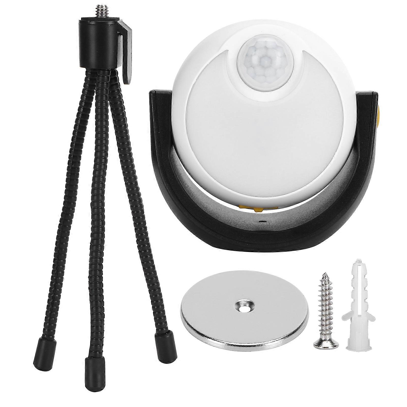 Outdoor Induction LED Night Light with Tripod Bracket and White Light