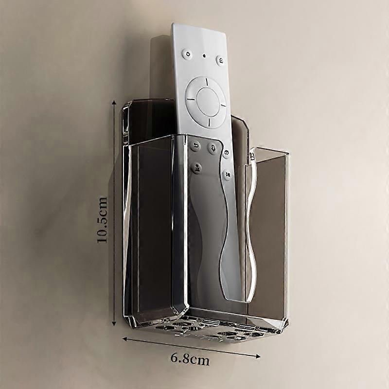 Air Conditioner Remote Holder Universal White Wall Mounted Box Storage Remote Controller Holder Phone Charging Bracket Holder