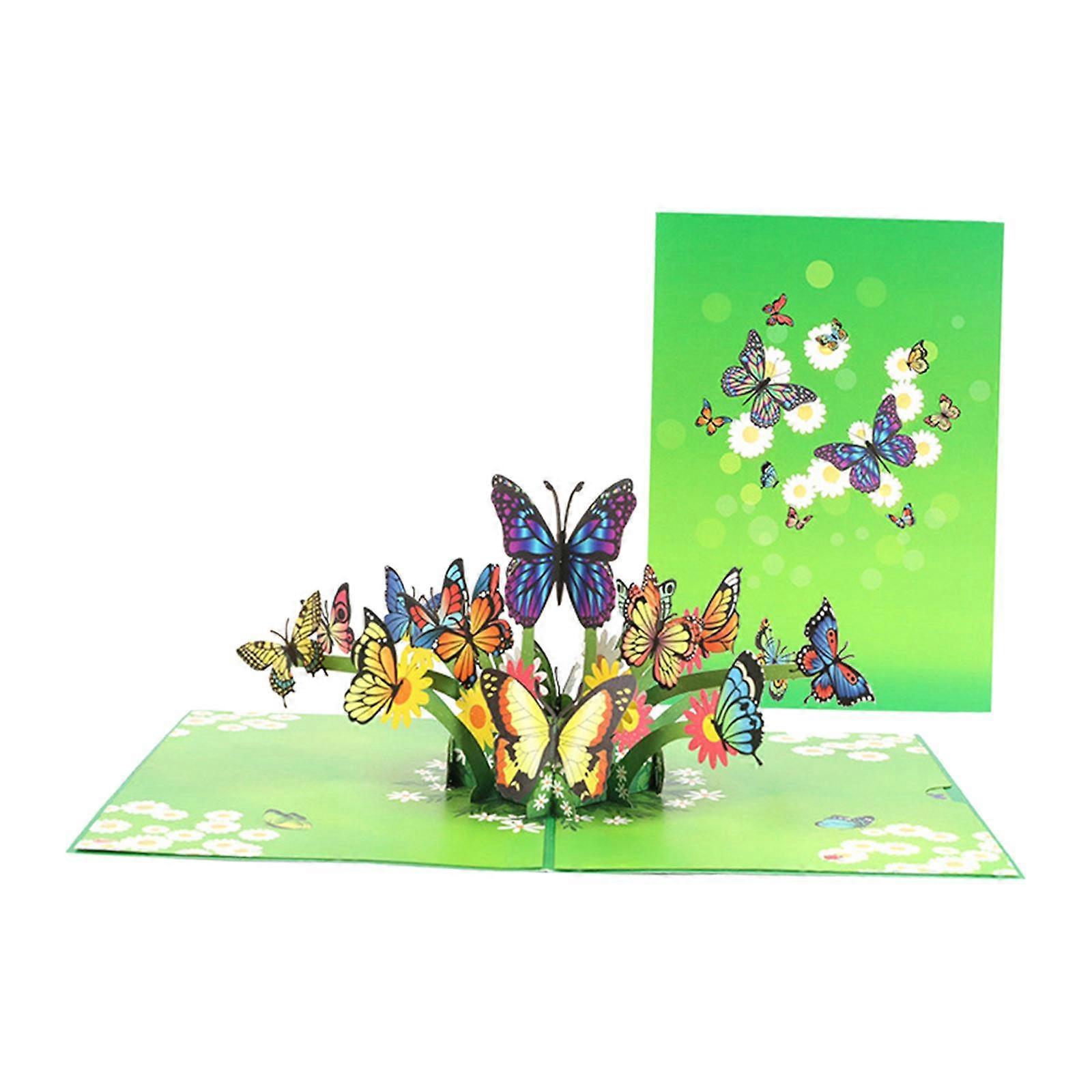 Flying Butterflies Pop up Card for Mom for New Year All Occasions Graduation