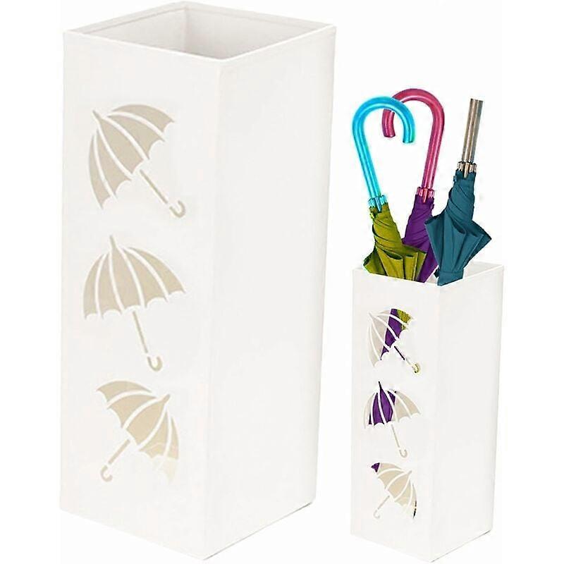 Square Organizer for Home Decor, Rust-resistant Umbrella Stand with Quick Drying Hollow Design, Suitable for Entryway and Hotel