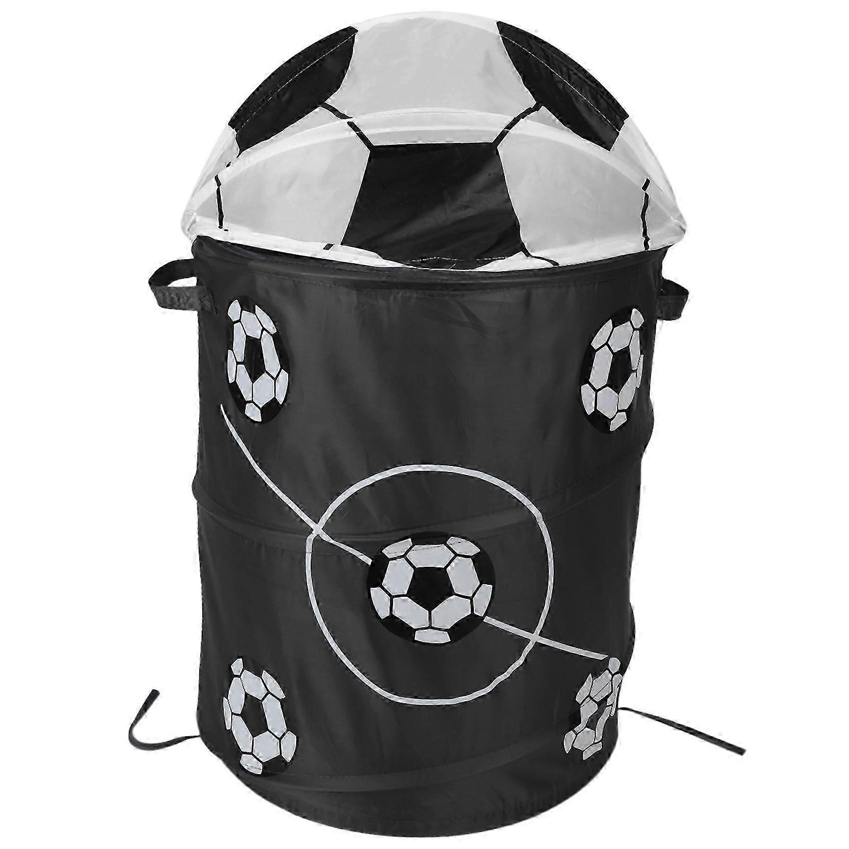 Football Modeling Collapsible Laundry Basket Storage Barrels Storage Barrel Polyester Cloth Toy Store js