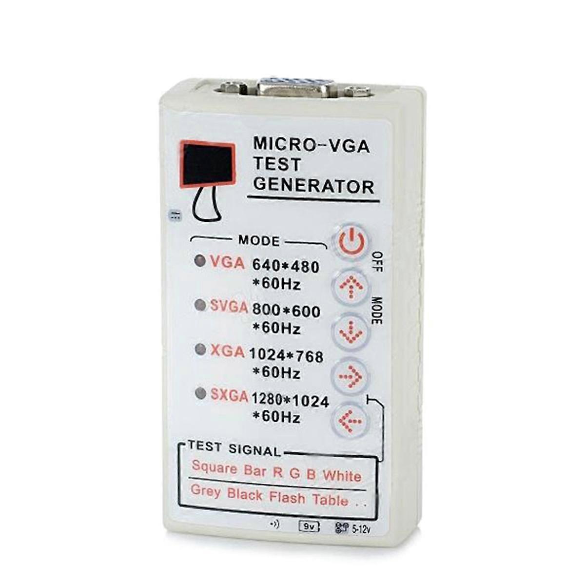 SVGA XGA VGA Generator Signal Source TV LCD Screen CRT Projector Color Display Monitor Tester Tool Maintenance Detector