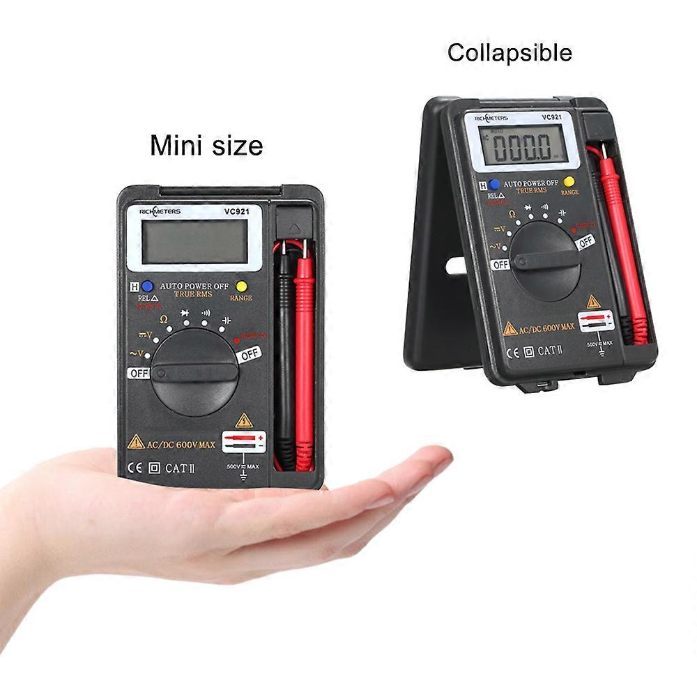 VC921 Mini Digital Multimeter 4000 Counts Compact Voltage Tester