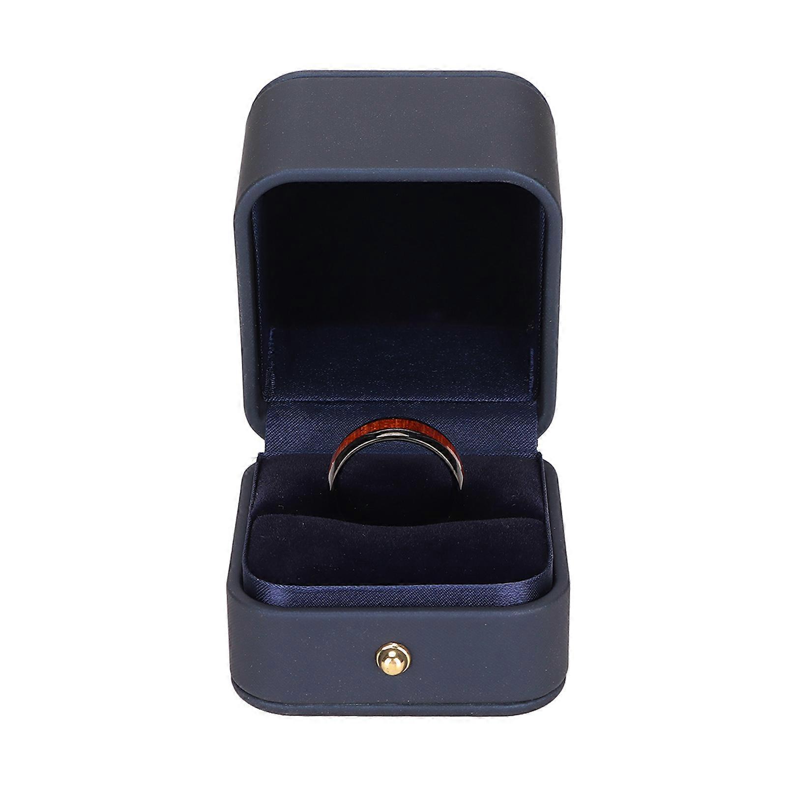 Car Smart Key Ring with Box Antitheft Wood Color Smooth Ceramic Replacement for Tesla 3/X/S/Y Models