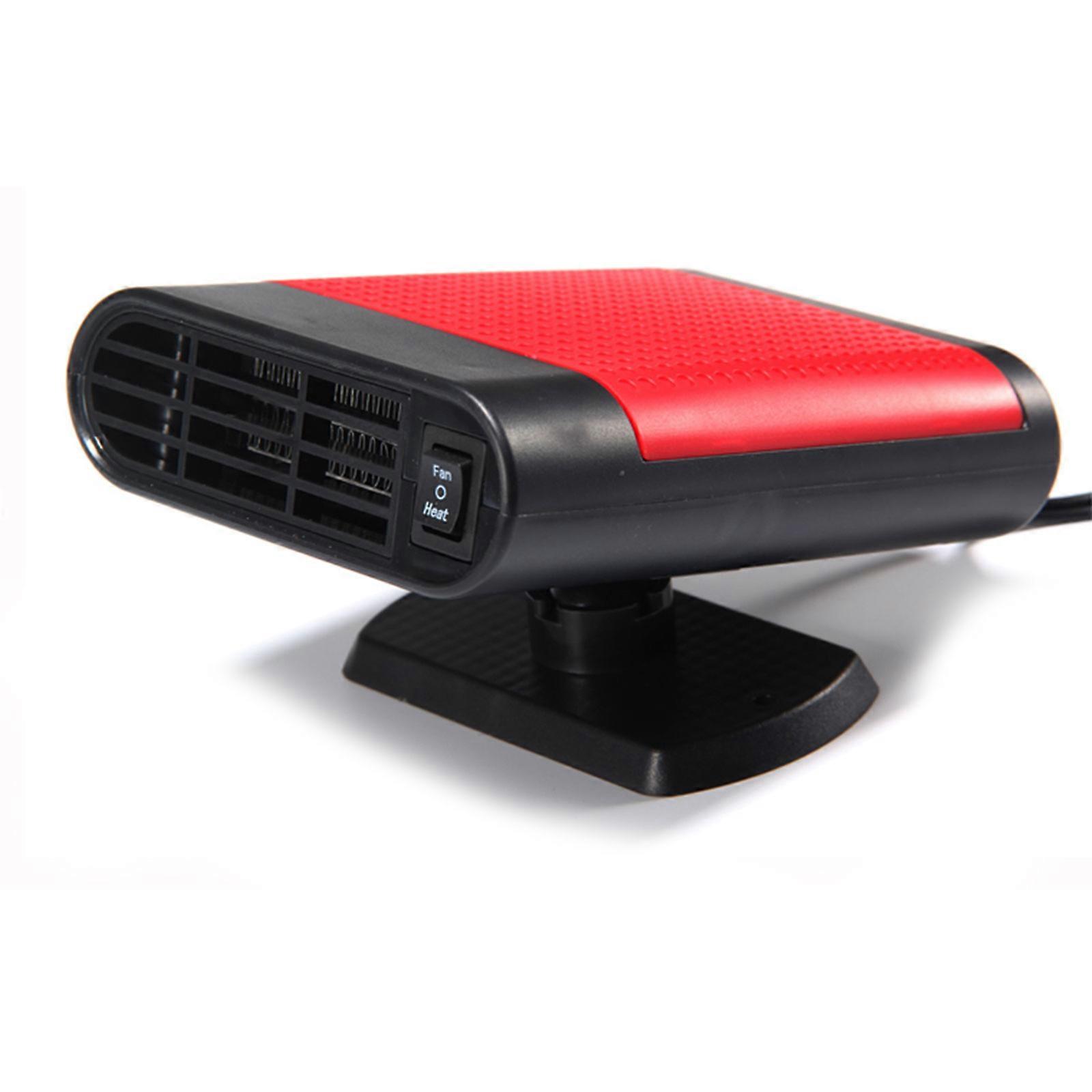 Car Heater Portable Electric Windshield Defogger Rotate Base Window Heater Heating Baffle Dryer Fan Demister Adjustable