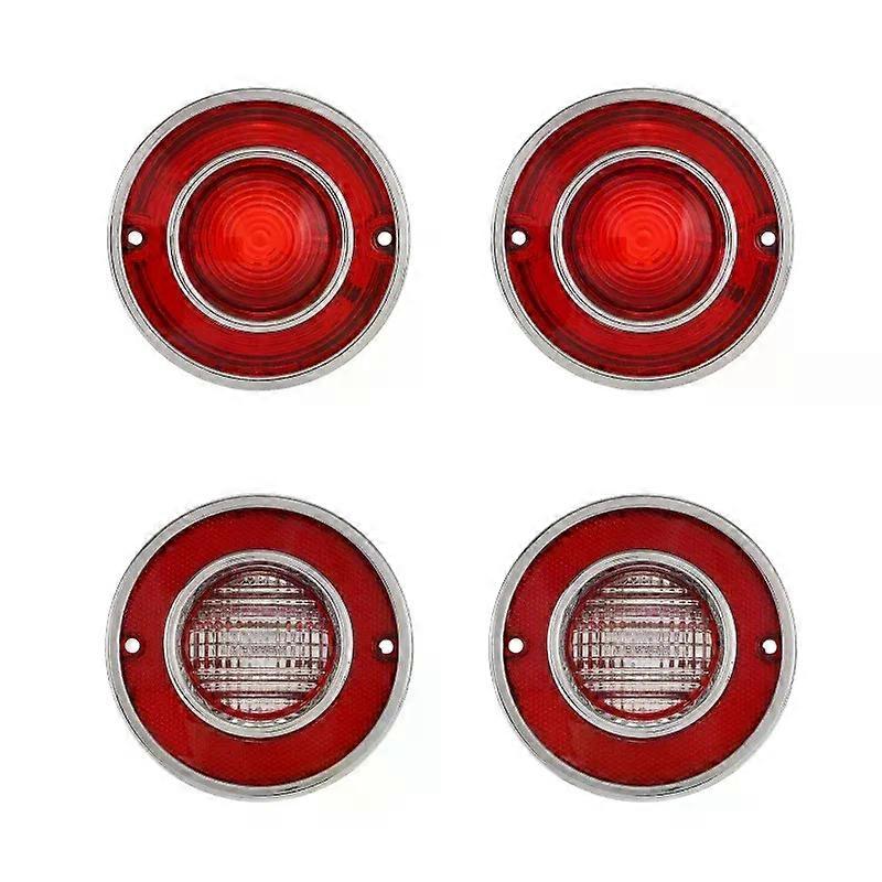 فريدة من نوعها 4 قطع سيارة LED ضوء خلفي ضوء خلفي ضوء الفرامل الخلفي لكورفيت C3 1975-1979 (بدون مصابيح)