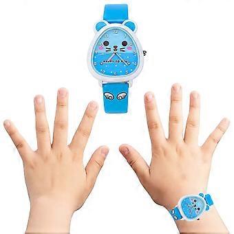 Accurate Flower-Dial Women's Watch Stylish Leather Strap
