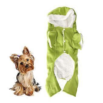 Autumn Winter Pet Plush Thicken Peach Heart Soft Comfortable Hoodies Clothes Warm Clothing Outfit for Dogs