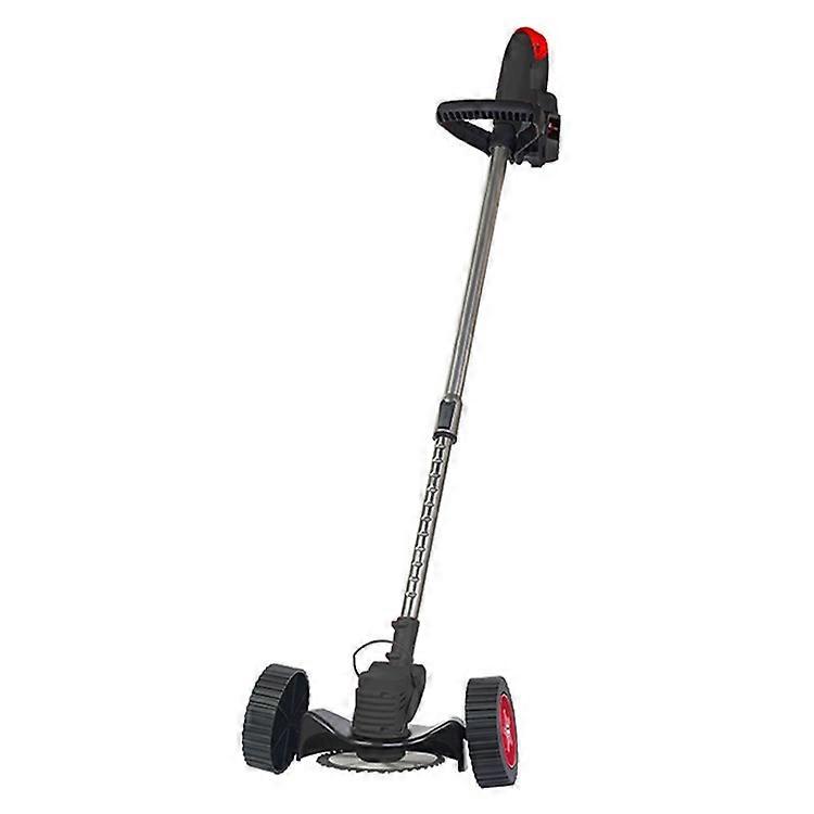 Wheel Design Lawn Mower Weed Wacker Electric Weed Trimmer Portable Weeding Machine with 24VH 6000mAh Battery