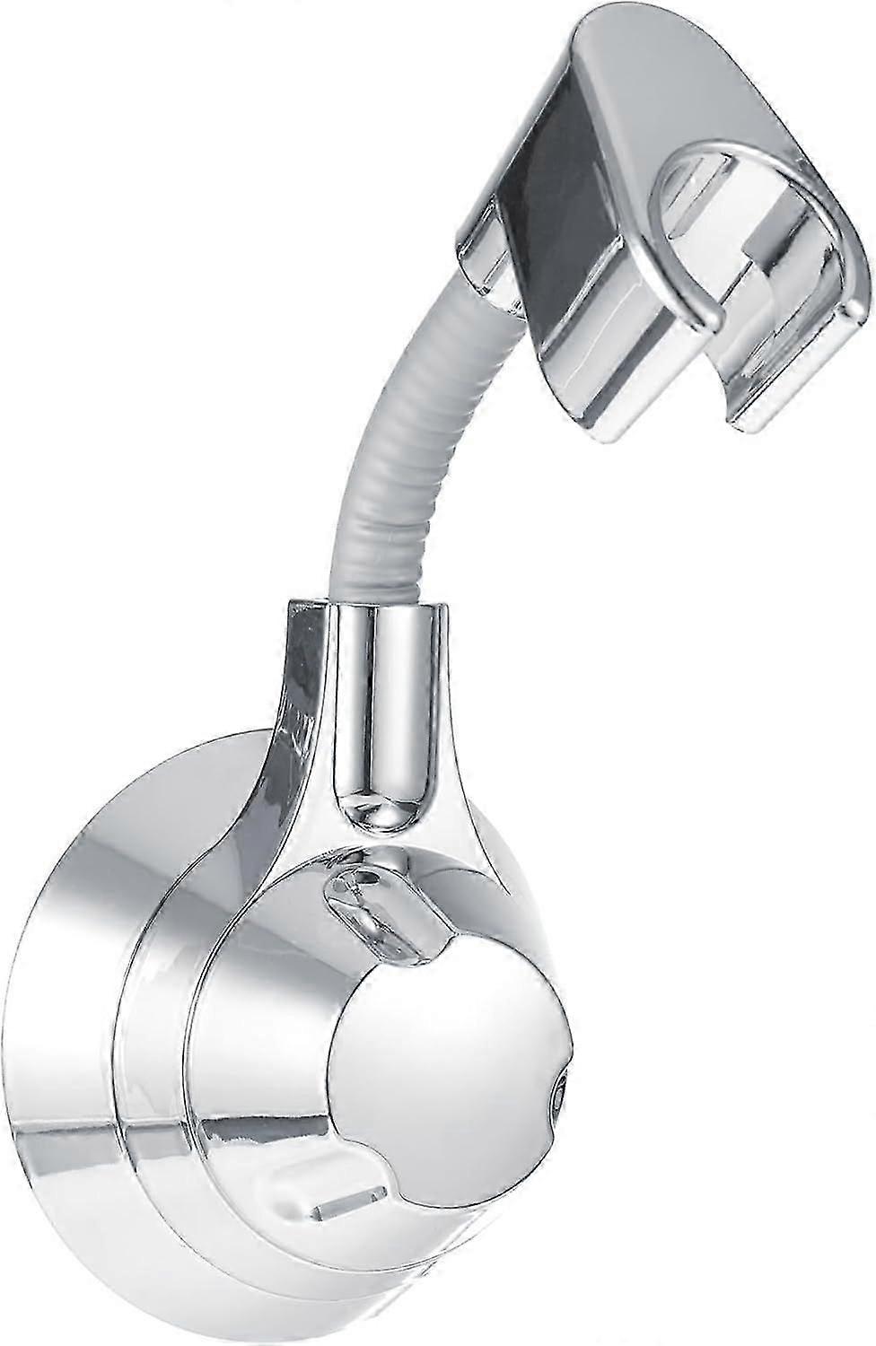 Duschkopfhalter, Handbrausenhalter, 360° verstellbar, abnehmbare Dusche, kein Bohren, starker Vakuum-Saugnapf