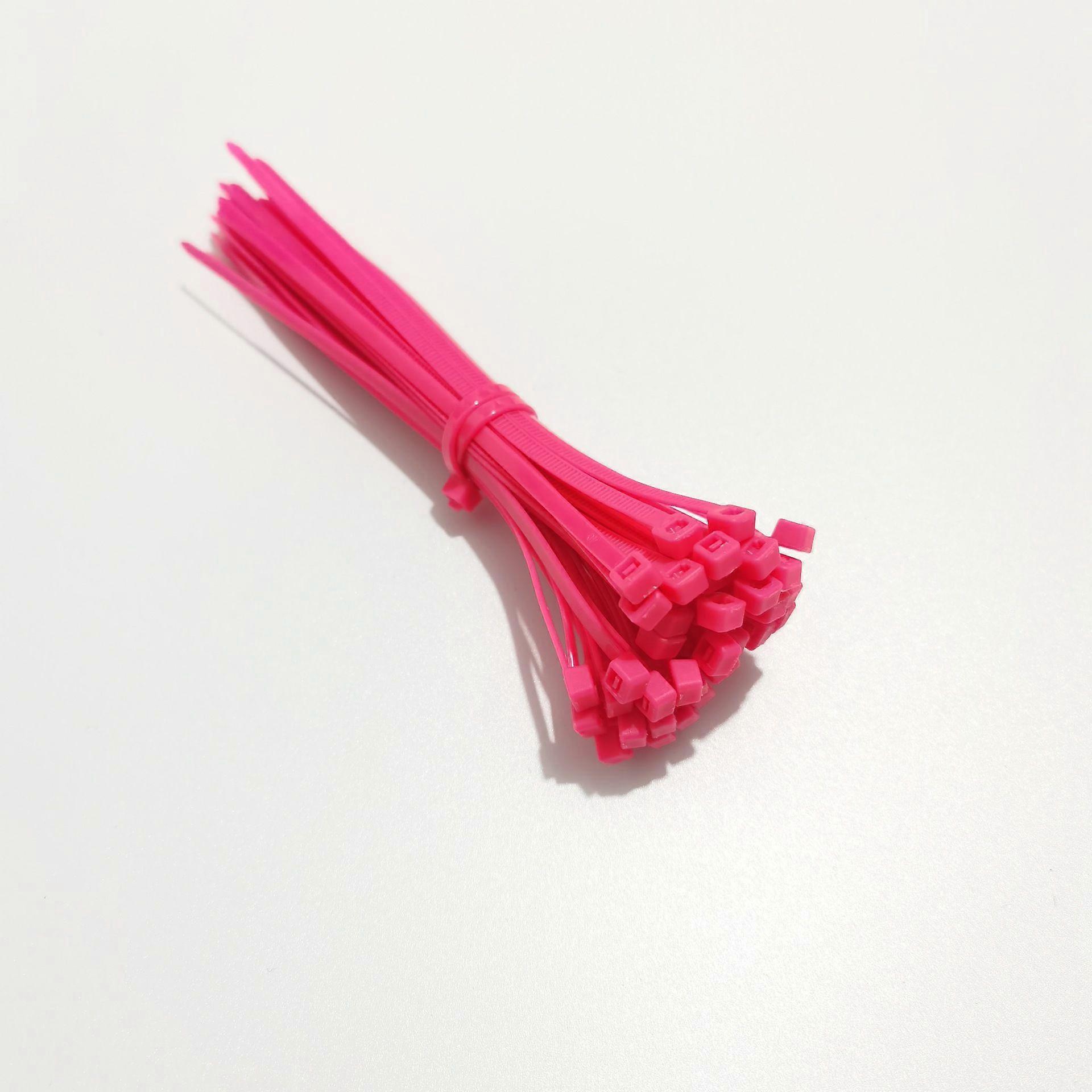 Red Reusable Plastic Cable Tie, 3*200mm, Reusable Cable Ties, Rilsan Nylon Cable Ties, Blue, Pack of 100 Pieces