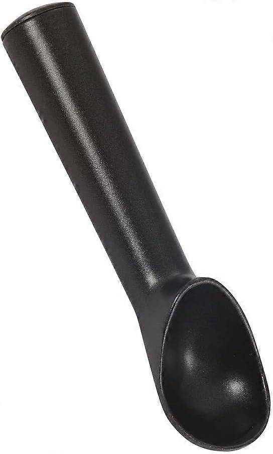 Ice cream scoop, non-stick and non-freezing scoop, aluminum, easy to clean, 18 cm (7 in), black