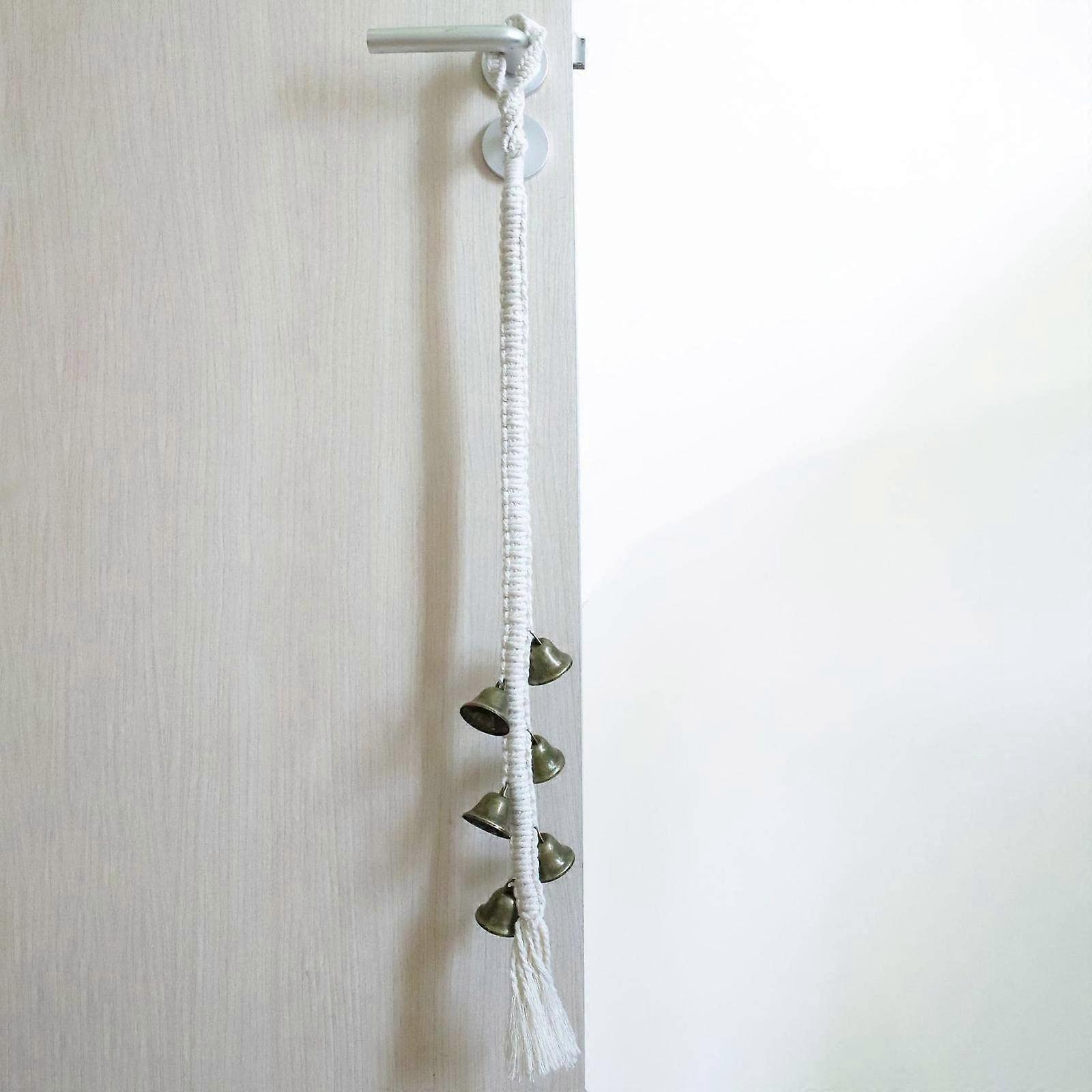 Hand-Woven Dog Hanging Doorbell for Training, Durable Pet Doorbell, Simple Design, Great for All Dog Sizes