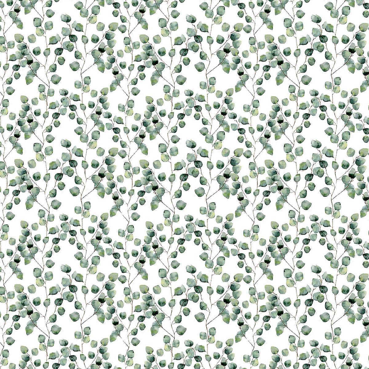 Peel and paste wallpaper eucalyptus leaf mural home nursery decoration