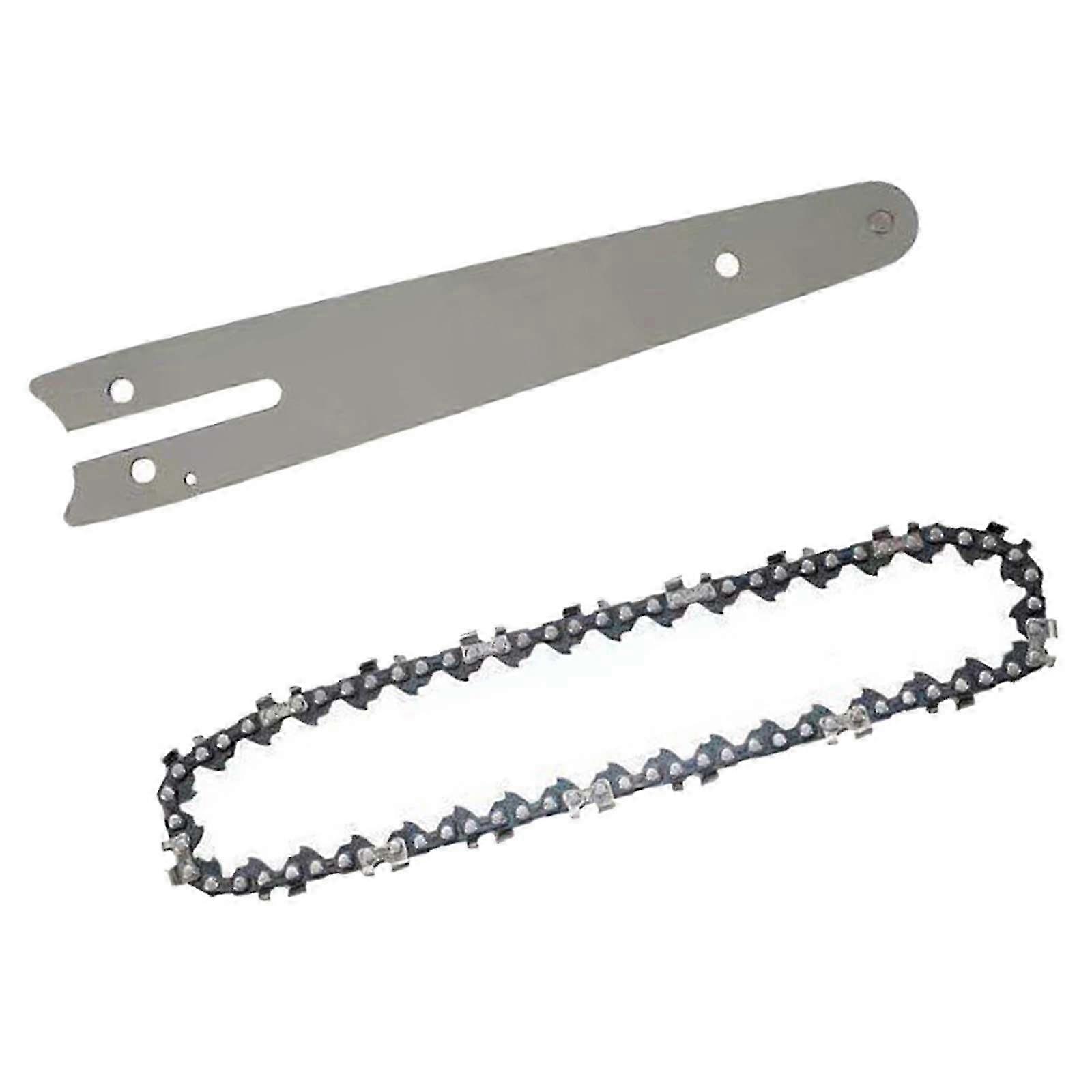 Replacement Chainsaw Chain and Bar for Cordless Electric Portable Chainsaws, Cutting Laminate Flooring, Plywood, Ice