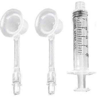 2pcs Nipple Aspirator Corrector Feeding Sucking For Flat Inverted Retraction