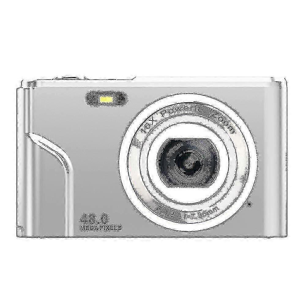 キッズデジタルカメラオートフォーカスビデオカメラHD 1080p 48mp、16xデジタルカメラ付き