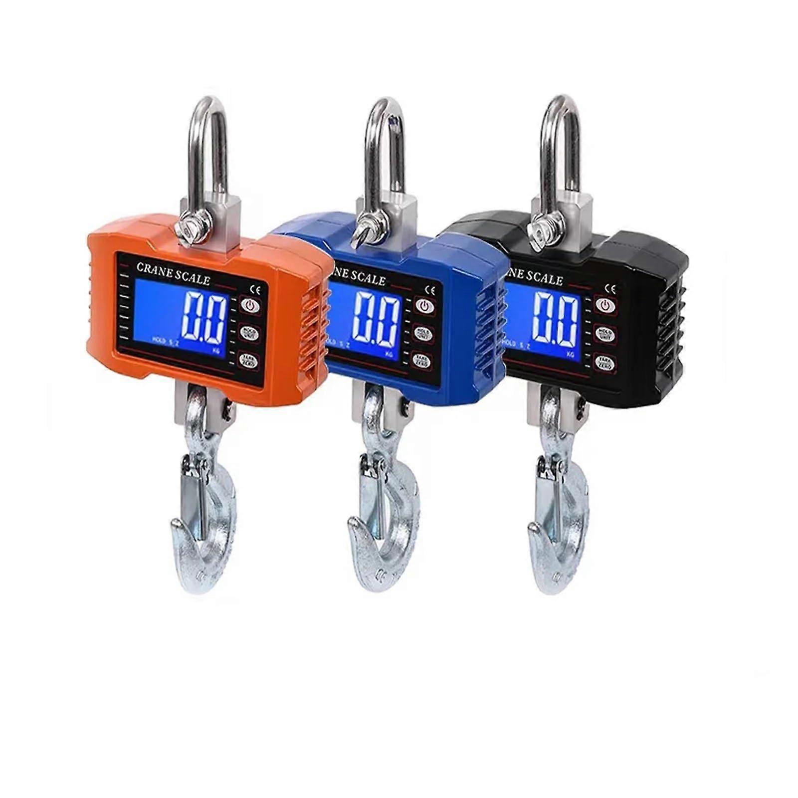Hanging Scale, Digital Crane Scale 1000kg 500kg 300kg 1t Wireless Electronic Hook Scale with Remote Control for Construction