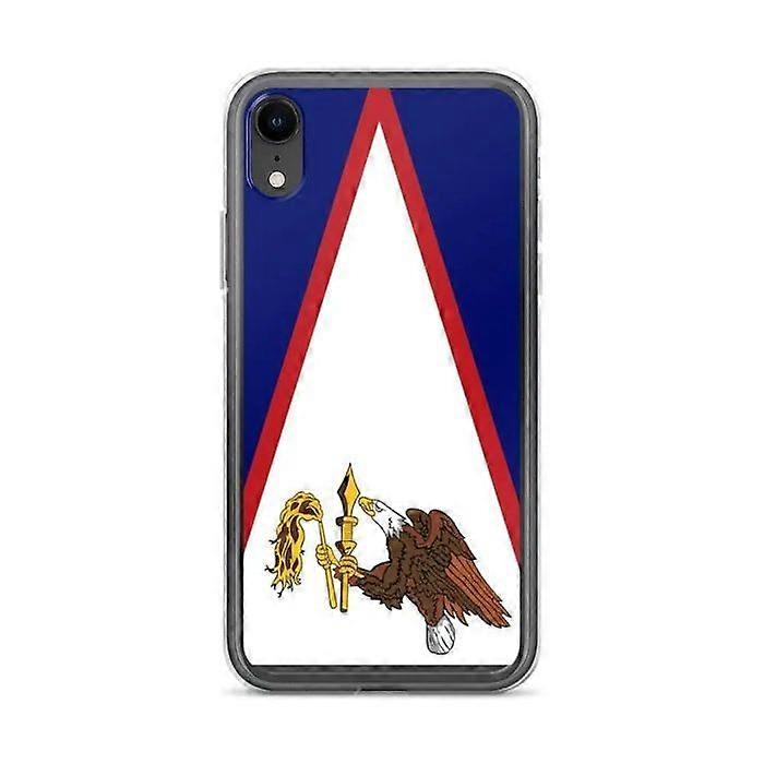 iPhone Case - Multicolor - American Samoa Flag - Soft - Silicone - Vertical