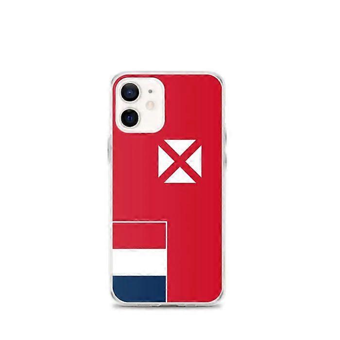 iPhone Case - Wallis and Futuna - Flag - Flexible - Multicolored - Compatible with iPhone 12 mini