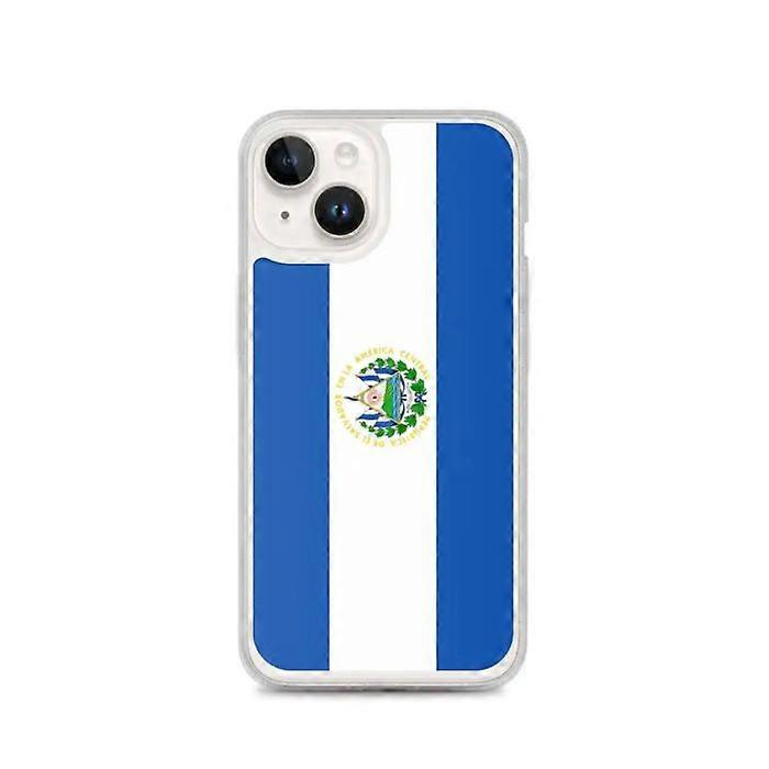 Phone Case - PIXELFORMA - iPhone 14 - Salvador Flag - Flexible - Multicolor