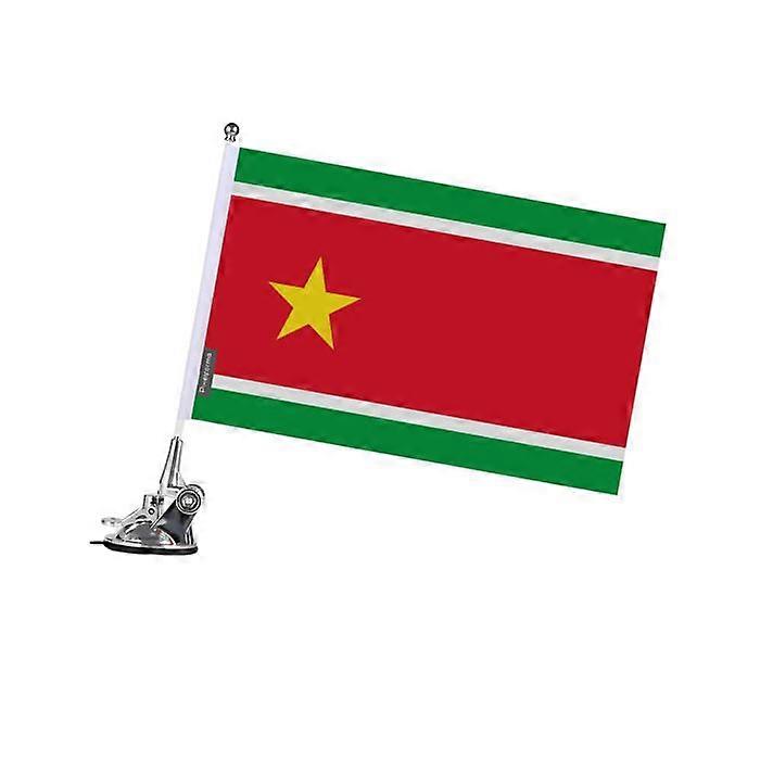 Flag - Guadeloupe - 27 x 35 cm - Suction Cup Pole - Polyester - Double-sided Print